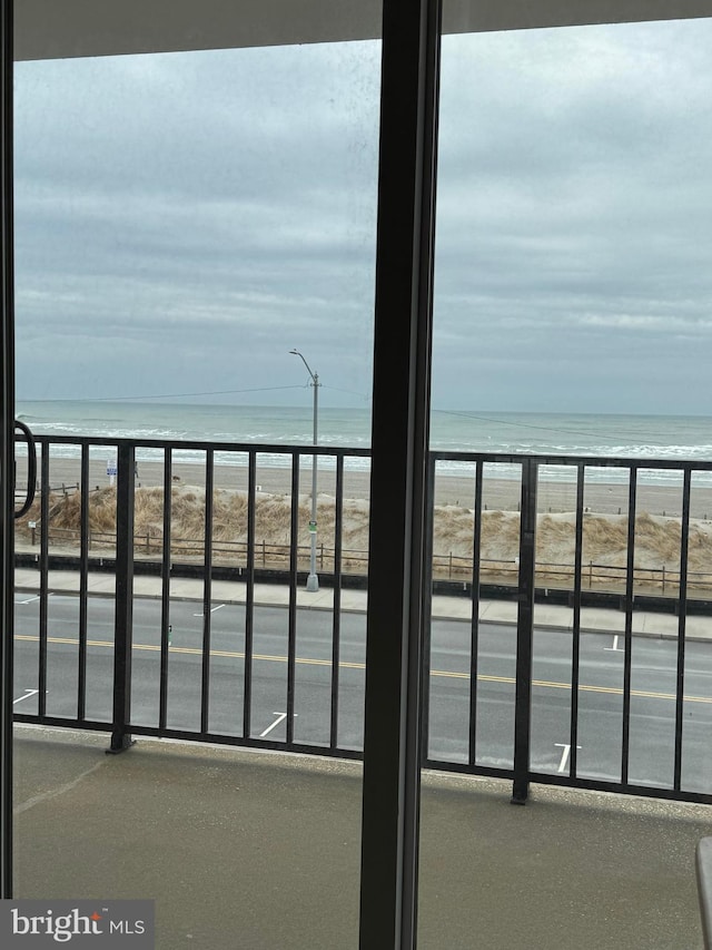 900 Kennedy Dr Unit 304, North Wildwood, NJ 08260 - balcony featuring a view of the beach and a water view