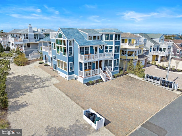 bird's eye view featuring a residential view