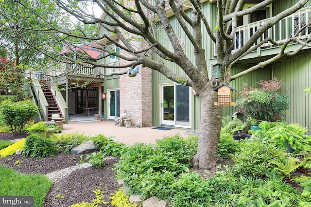 6 Pond Ridge Ln, Hanover, PA 17331 - back of house with stairs, a patio, and a deck