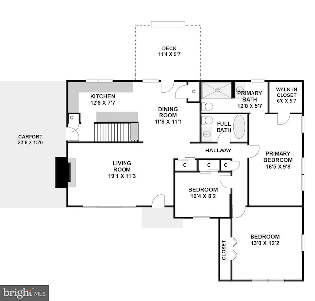 26105 Cornor Dr, Damascus, MD 20872 - home floor plan