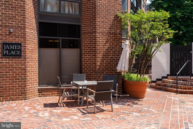 1077 30th St NW Unit 612, Washington, DC 20007 - view of patio / terrace