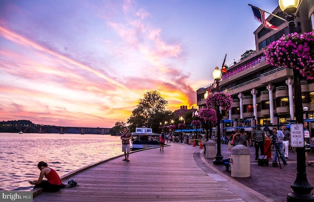 1077 30th St NW Unit 612, Washington, DC 20007 - dock with a water view