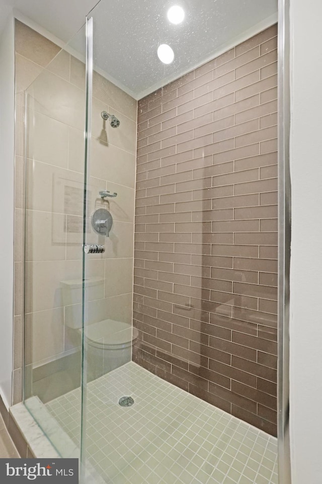515 N Washington St Unit 404, Alexandria, VA 22314 - full bath featuring a shower stall and recessed lighting