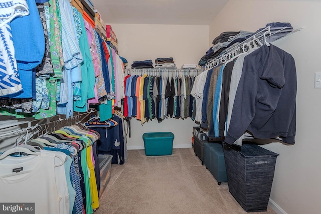 7928 Meridian Dr, Pasadena, MD 21122 - walk in closet with carpet flooring