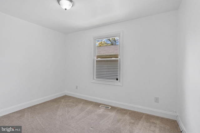 722 210th St, Pasadena, MD 21122 - spare room featuring baseboards, carpet flooring, and visible vents