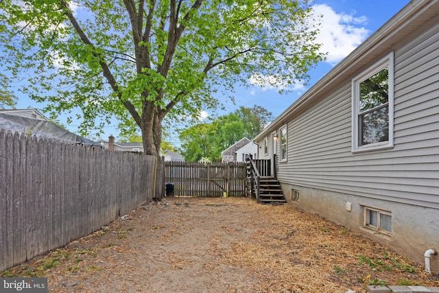 722 210th St, Pasadena, MD 21122 - view of yard featuring a fenced backyard