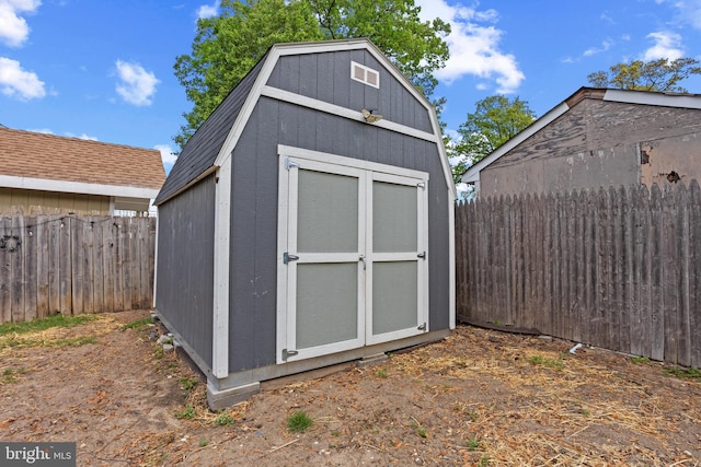 722 210th St, Pasadena, MD 21122 - view of shed with a fenced backyard