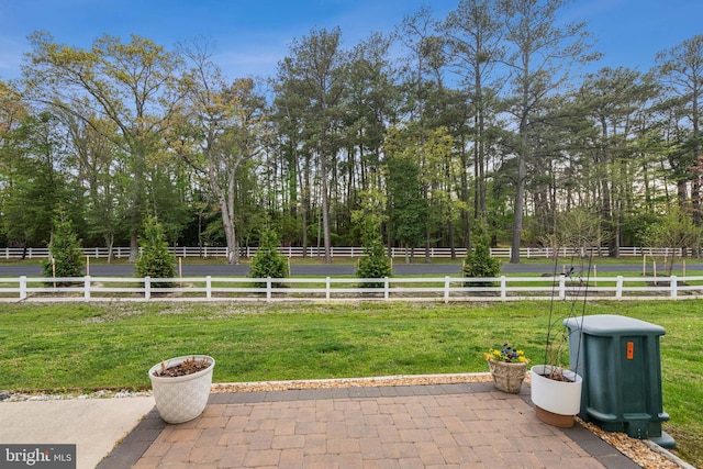 view of patio / terrace with fence