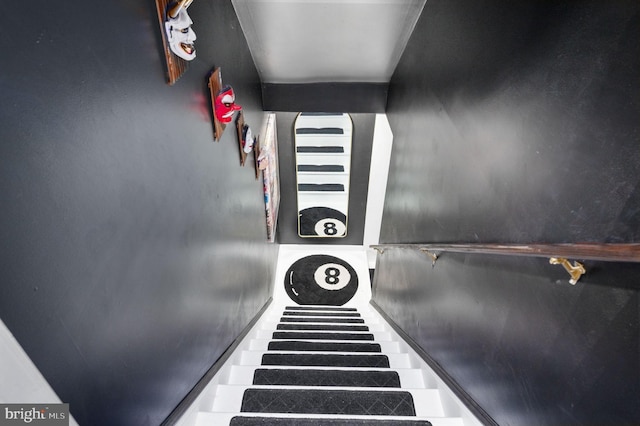 view of staircase