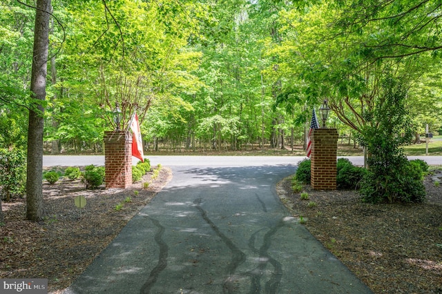 view of community with a view of trees