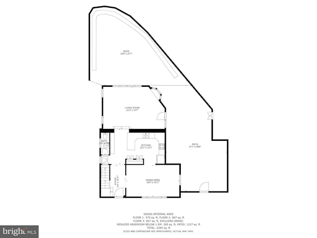 403 Thomas St, Alexandria, VA 22302 - view of layout