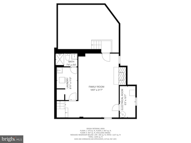 403 Thomas St, Alexandria, VA 22302 - floor plan