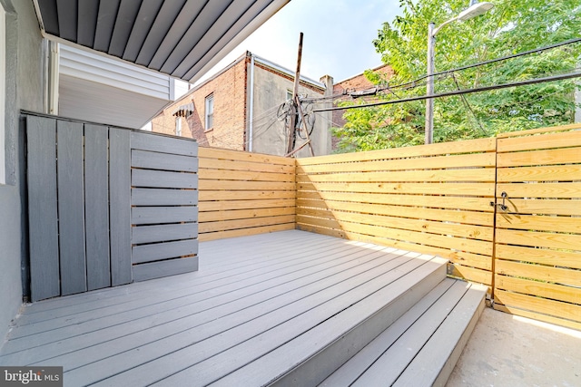 1847 Hoffman St, Philadelphia, PA 19145 - view of wooden deck