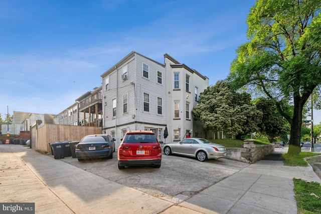 exterior space with fence
