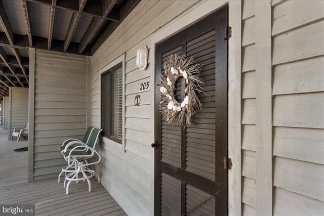 119 Old Landing Rd Unit 205A, Ocean City, MD 21842 - entrance to property featuring covered porch