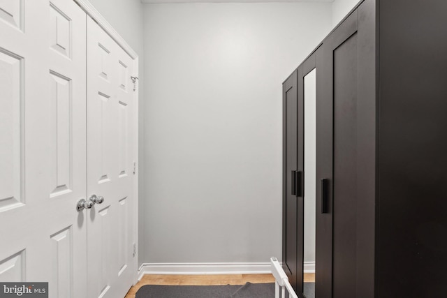 13347 Connor Dr Unit H, Centreville, VA 20120 - corridor with light wood-type flooring and baseboards