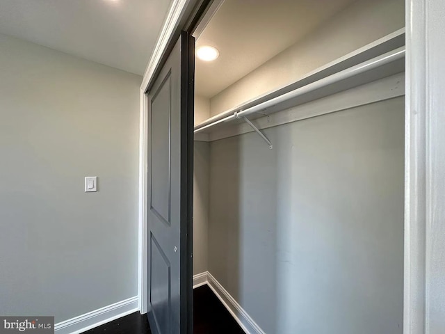 view of closet