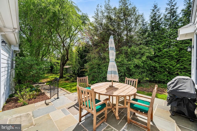 view of patio / terrace with outdoor dining space