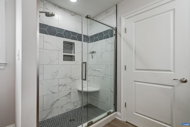 147 Langley Dr, Waynesboro, VA 22980 - full bath featuring a shower stall and recessed lighting