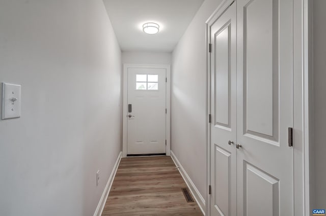 147 Langley Dr, Waynesboro, VA 22980 - entryway featuring light wood-style floors, baseboards, and visible vents