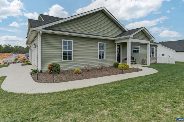 147 Langley Dr, Waynesboro, VA 22980 - view of front of property featuring roof with shingles and a front lawn