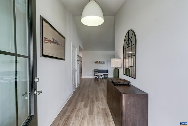 147 Langley Dr, Waynesboro, VA 22980 - hallway featuring baseboards and light wood-type flooring