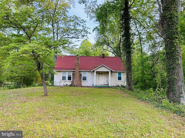 1531 Defense Hwy, Gambrills, MD 21054 - view of front of home with a front lawn and a chimney