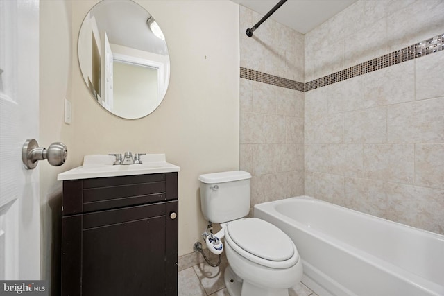 1931 N Uber St, Philadelphia, PA 19121 - bathroom featuring vanity, shower / bath combination, and tile patterned flooring
