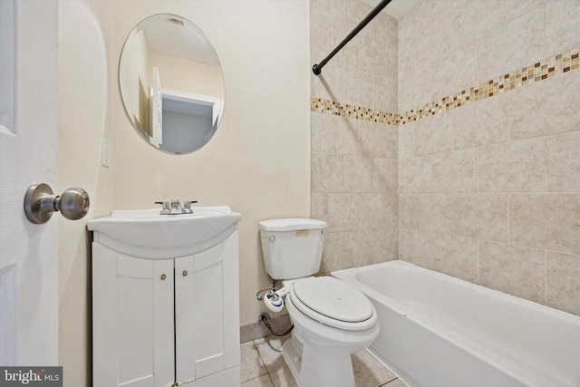 1931 N Uber St, Philadelphia, PA 19121 - full bath with vanity, tile patterned floors, and bathtub / shower combination