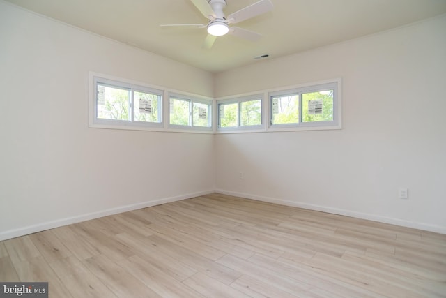 2 Edgewood Ln, Levittown, PA 19054 - unfurnished room with light wood-style floors, baseboards, and visible vents