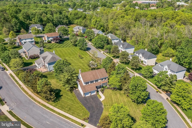 2707 E Crossing Cir, Norristown, PA 19403 - aerial perspective of suburban area
