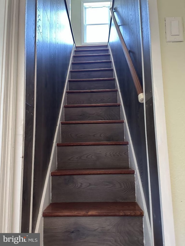 view of stairway