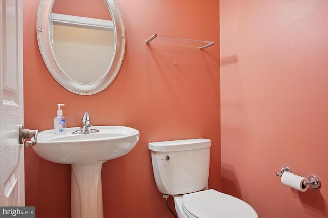 half bath with toilet