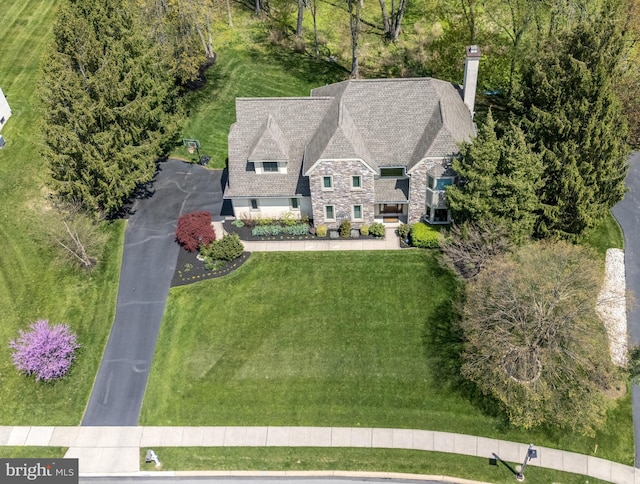 drone / aerial view