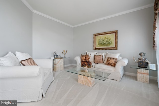 4209 Hardy Ridge Dr, Woodbridge, VA 22192 - living area with carpet floors and ornamental molding