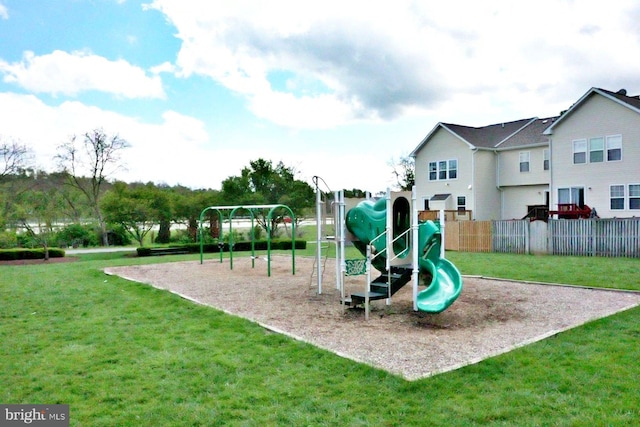 21 Holmes Dr, Charles Town, WV 25414 - community playground with a lawn and fence