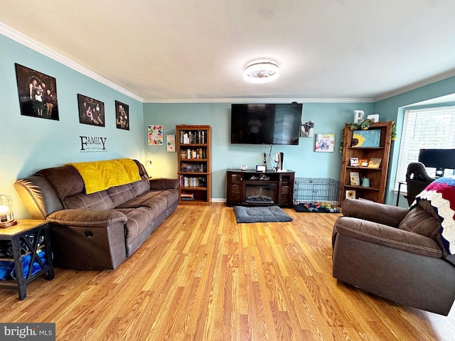 21 Holmes Dr, Charles Town, WV 25414 - living area with crown molding and wood finished floors