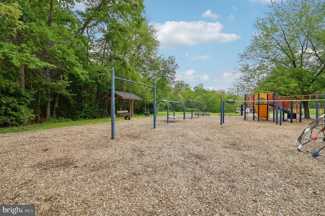 view of communal playground