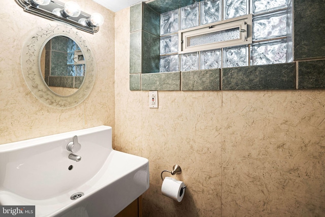 bathroom with a sink