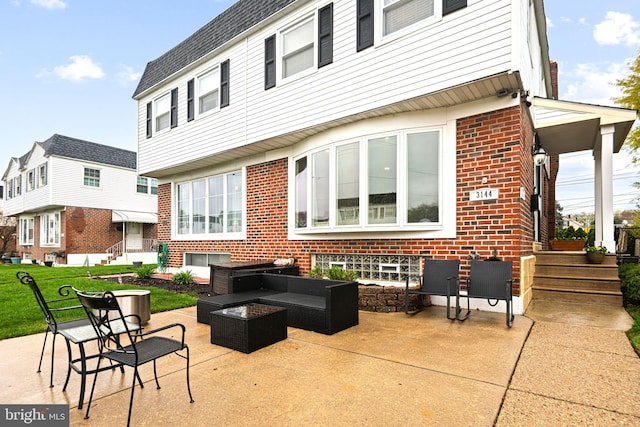 view of patio / terrace with outdoor lounge area