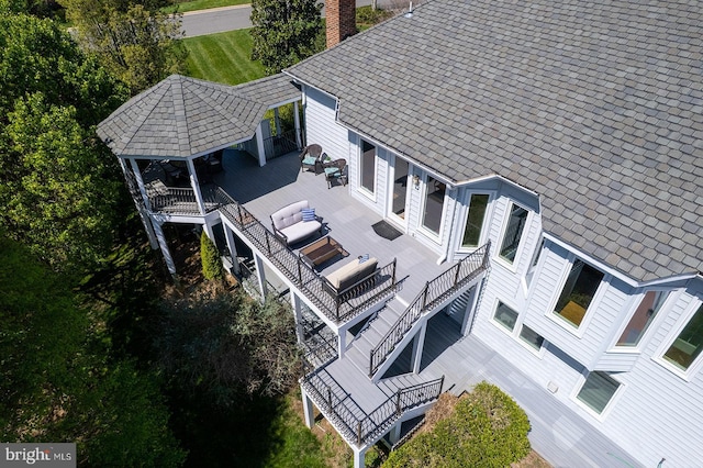 10601 Little Run Farm Ct, Vienna, VA 22182 - drone / aerial view