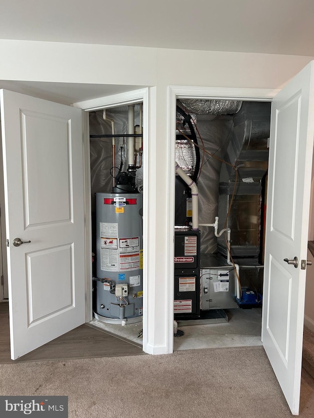 1108 Dovetail Cir, Fredericksburg, VA 22401 - utilities with water heater