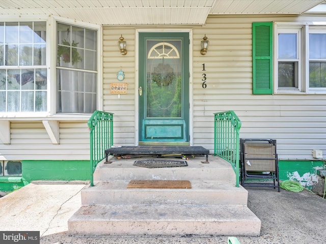 view of entrance to property