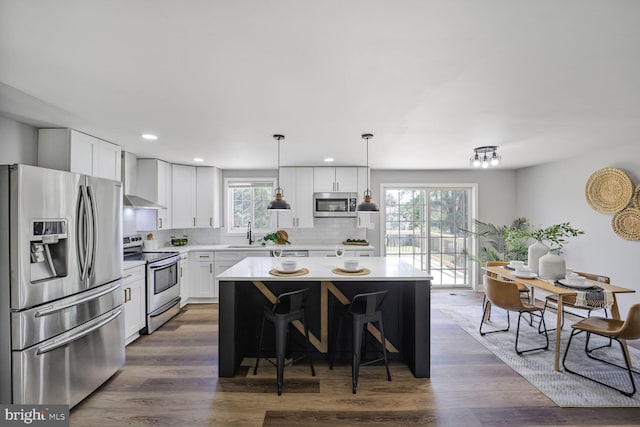 1640 Kreitler Valley Rd, Forest Hill, MD 21050 - kitchen featuring appliances with stainless steel finishes, a healthy amount of sunlight, a sink, and tasteful backsplash
