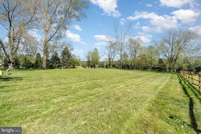 403 E Fourth St, Waynesboro, PA 17268 - view of yard featuring a rural view and fence