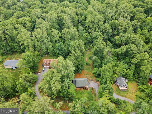 806 Windy Way, Front Royal, VA 22630 - drone / aerial view of a heavily wooded area