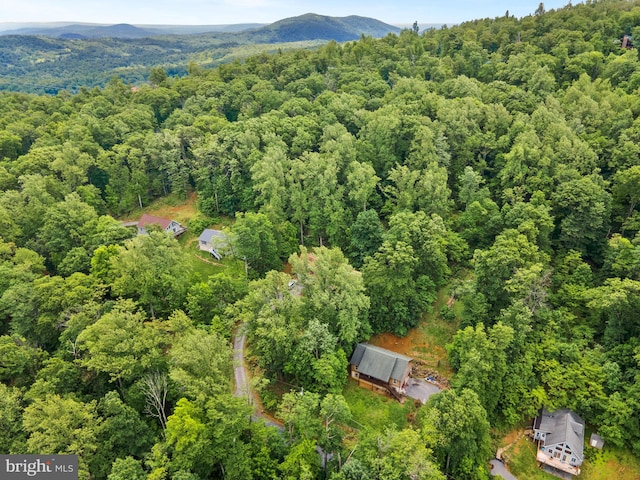 806 Windy Way, Front Royal, VA 22630 - aerial view of a forest and a mountain backdrop
