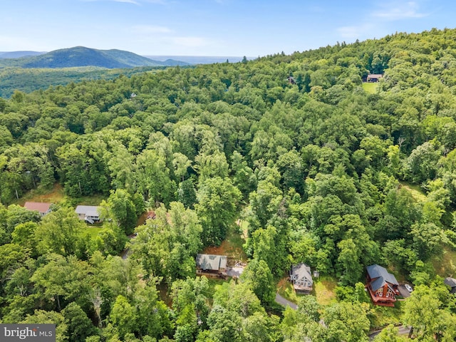 806 Windy Way, Front Royal, VA 22630 - bird's eye view of a heavily wooded area and a mountain backdrop