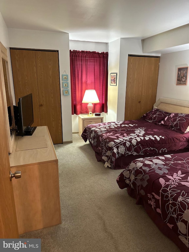 12304 Jamaica Ave Unit 206, Ocean City, MD 21842 - bedroom with carpet floors and multiple closets