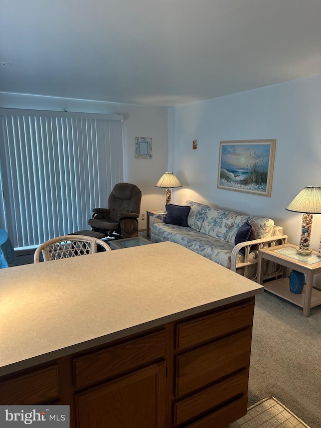 12304 Jamaica Ave Unit 206, Ocean City, MD 21842 - living room featuring light colored carpet